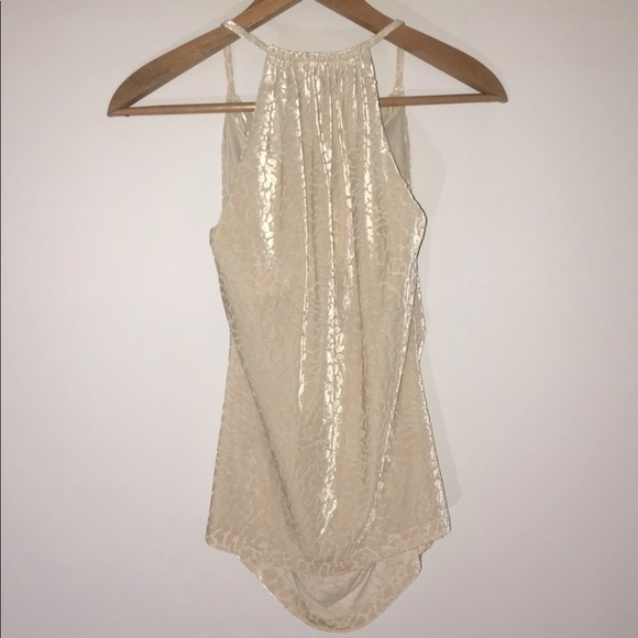 The Limited halter top, sleeveless, champagne colour. - Picture 4 of 4